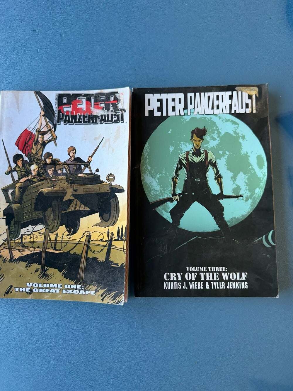 Peter Panzerfaust Graphic Novel Set Vol 1 The Great Escape & Vol 3 Cry of the Wo